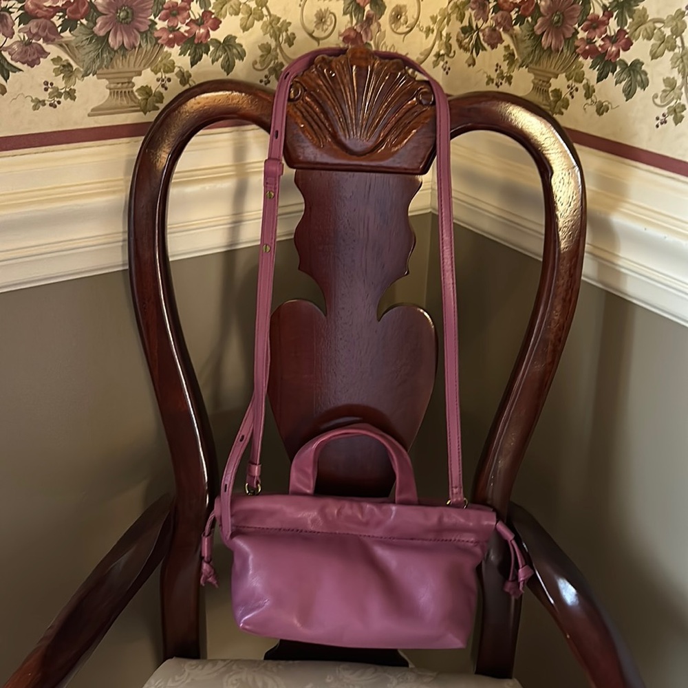 NWT Madewell The Piazza purple mini crossbody w/ removable strap